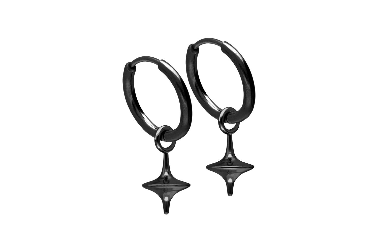 Chirurgenstahl Ohrclicker Creolen KREISEL von Piercingline